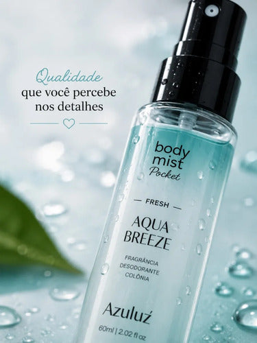 Body Mist Pocket Aqua Breeze Fresh Feminino 60ml