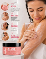 Esfoliante Rosto E Corpo Azuluz Melancia 200g
