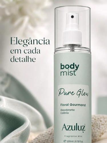 Kit Body Mist Hidratante Sabonete Líquido Pure Glow Feminino