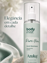 Kit Body Mist Hidratante Sabonete Líquido Pure Glow Feminino