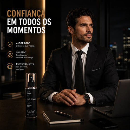 Noir Pulse Body Splash Amadeirado Sensual Frescor 200ml
