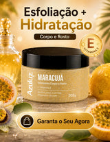 Esfoliante Rosto E Corpo Azuluz Maracujá 200g