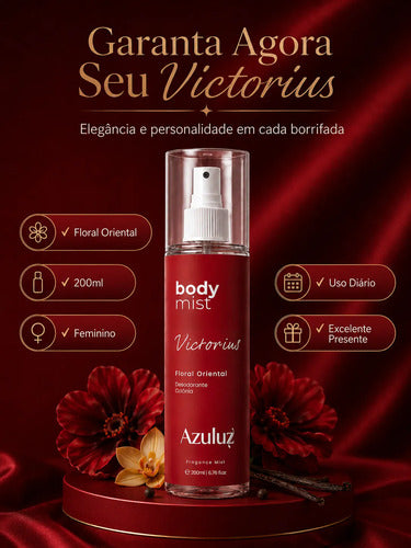 Body Splash Victorius Floral Oriental Feminino 200ml