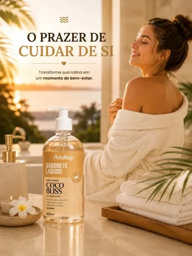 Sabonete Líquido Coco Bliss 480ml Com Glicerina Hidratante