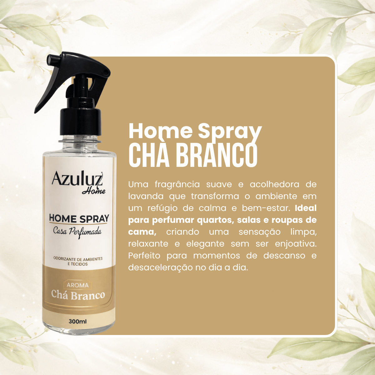 Home Spray Chá Branco
