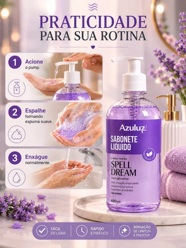 Sabonete Líquido Spell Dream 480ml Com Glicerina Hidratante