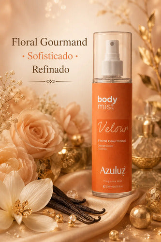 Body Splash Velour Floral Gourmand Feminino 200ml
