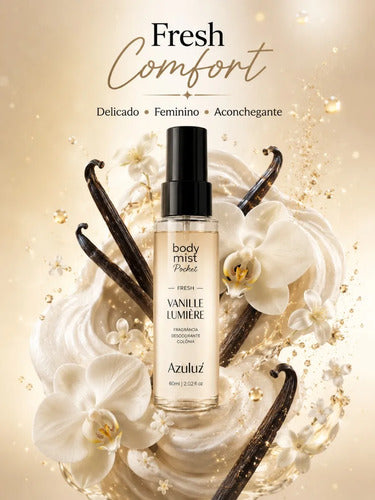 Body Mist Pocket Vanille Lumière Fresh Feminino 60ml