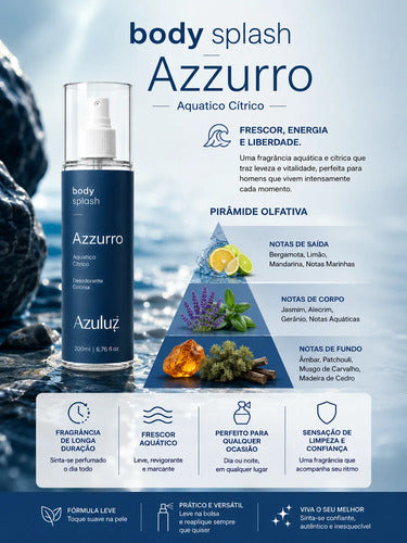 Kit 3 Body Splash Masculino For Men desodorante 200ml
