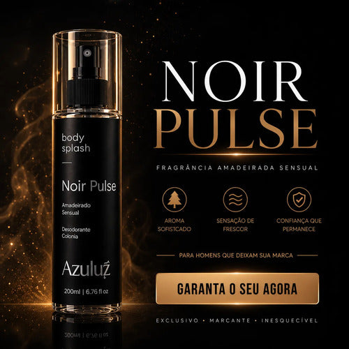 Noir Pulse Body Splash Amadeirado Sensual Frescor 200ml