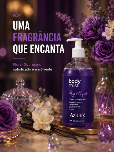 Sabonete Líquido Mystique Com Glicerina 480ml Pele Macia
