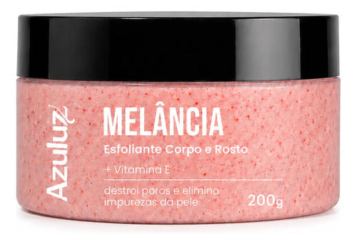 Esfoliante Rosto E Corpo Azuluz Melancia 200g