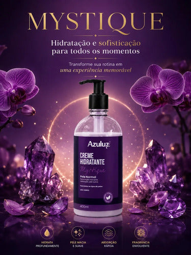 Creme Hidratante Mystique 400ml Vegano Vitamina E