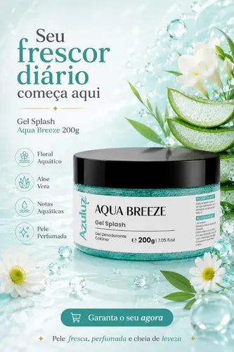Gel Splash Aqua Breeze Frescor Limpo Uso Diário