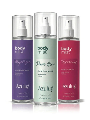 Kit 3 Body Splash Feminino Desodorante 200ml