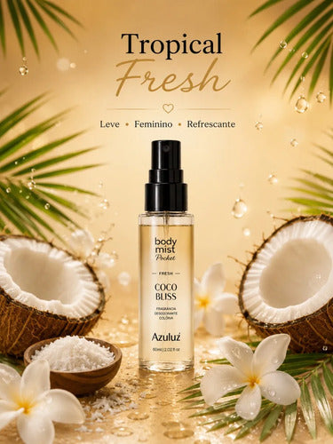 Body Mist Pocket Coco Bliss Fresh Feminino 60ml