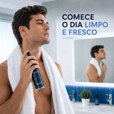 Azzurro Body Splash Masculino Aquático Cítrico Fresco 200ml