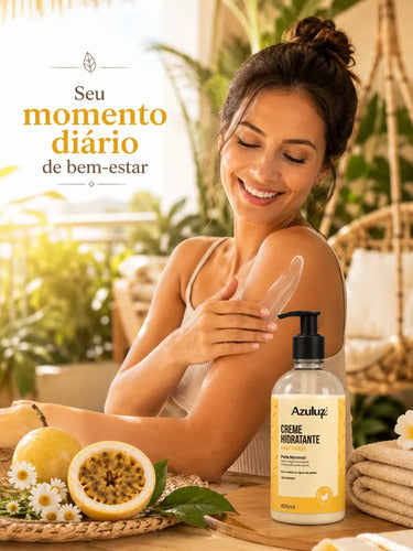Creme Hidratante Maracujá 400ml Vegano Vitamina E