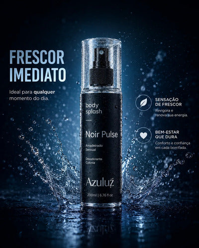 Noir Pulse Body Splash Amadeirado Sensual Frescor 200ml