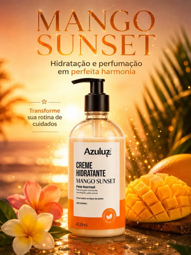Creme Hidratante Mango Sunset 400ml Vegano Vitamina E