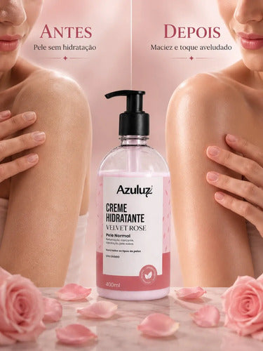 Creme Hidratante Velvet Rose 400ml Vegano Vitamina E