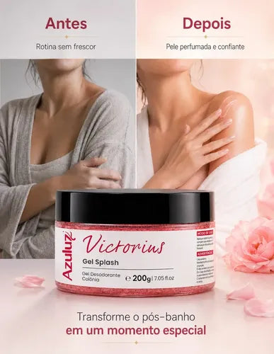Gel Splash Victorius Baunilha Salgada Frescor Corporal