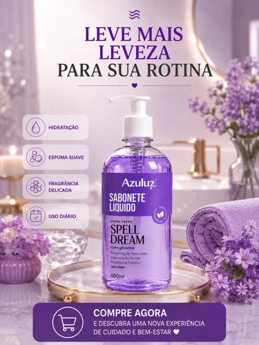 Sabonete Líquido Spell Dream 480ml Com Glicerina Hidratante