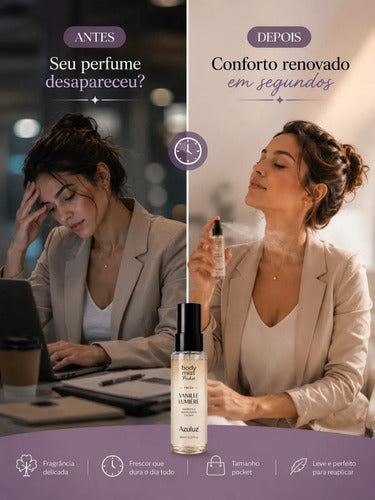 Body Mist Pocket Vanille Lumière Fresh Feminino 60ml