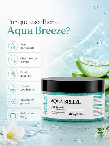 Gel Splash Aqua Breeze Frescor Limpo Uso Diário