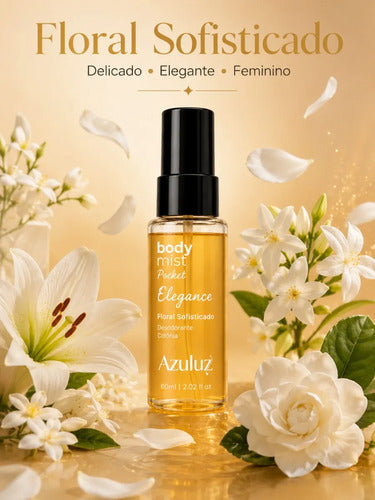 Body Mist Pocket Elegance Floral Sofisticado Feminino 60ml