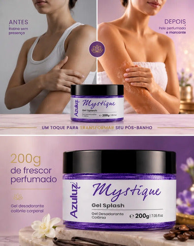 Gel Splash Mystique Desodorante Colônia Corporal
