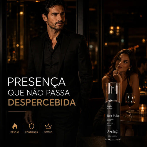Noir Pulse Body Splash Amadeirado Sensual Frescor 200ml