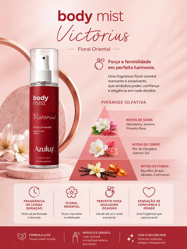 Kit 3 Body Splash Feminino Desodorante 200ml