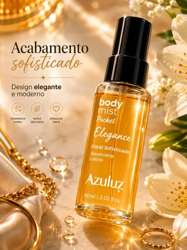 Body Mist Pocket Elegance Floral Sofisticado Feminino 60ml