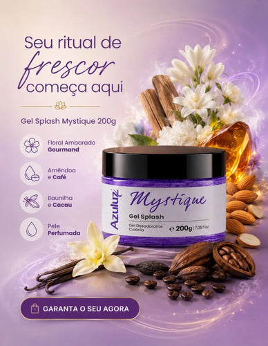 Gel Splash Mystique Desodorante Colônia Corporal