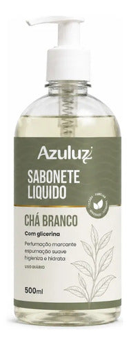 Sabonete Líquido Chá Branco 480ml Com Glicerina