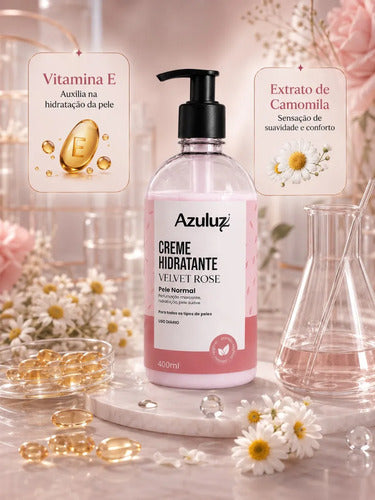 Creme Hidratante Velvet Rose 400ml Vegano Vitamina E