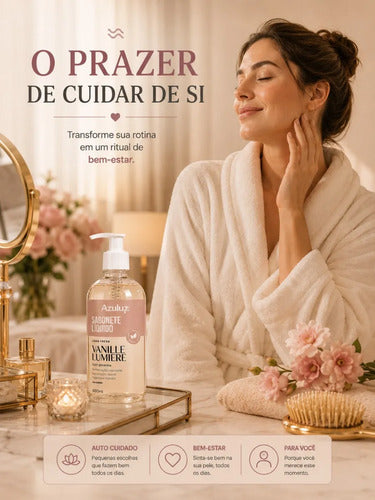 Sabonete Líquido Vanille Lumière 480ml Com Glicerina