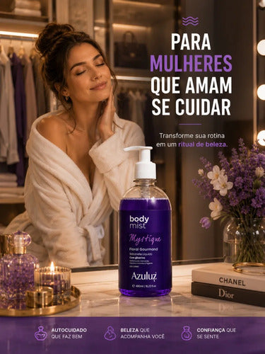 Sabonete Líquido Mystique Com Glicerina 480ml Pele Macia