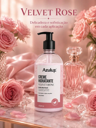 Creme Hidratante Velvet Rose 400ml Vegano Vitamina E