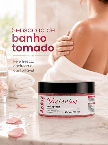 Gel Splash Victorius Baunilha Salgada Frescor Corporal