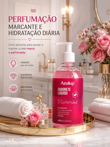 Sabonete Líquido Victorius 480ml Com Glicerina Hidratante