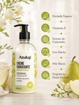 Creme Hidratante Pêra E Frésia 400ml Vegano Vitamina E