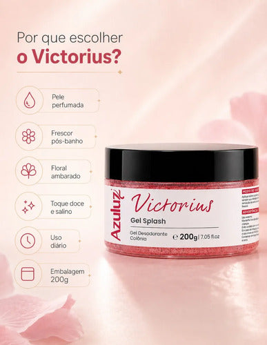 Gel Splash Victorius Baunilha Salgada Frescor Corporal