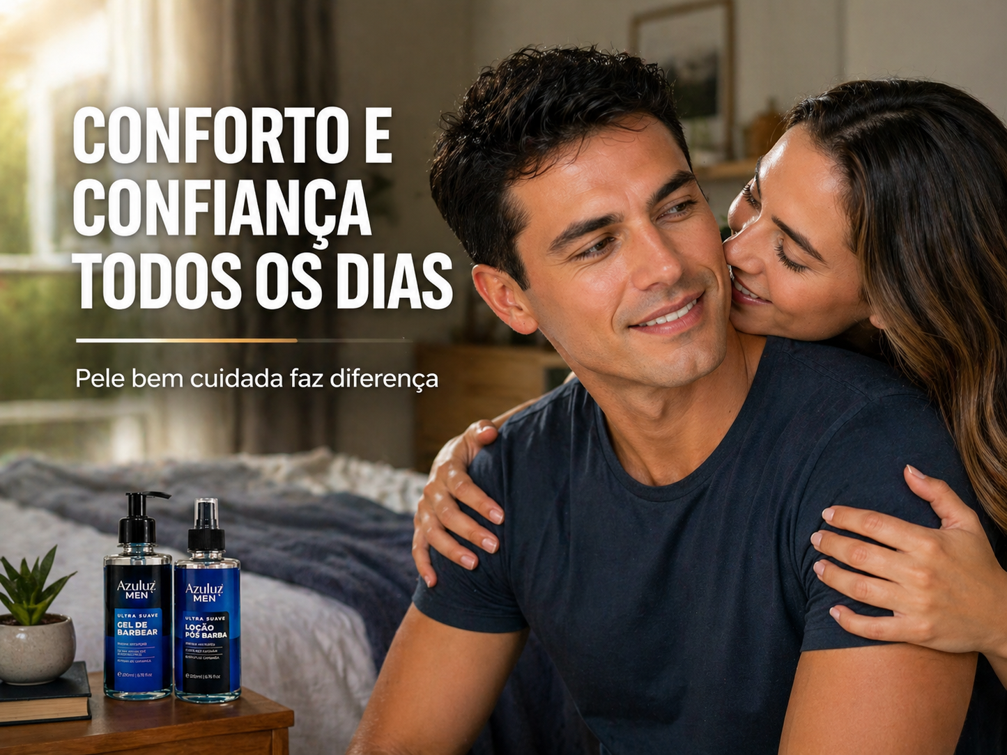 Kit Gel pra barbear e Loção pós barba