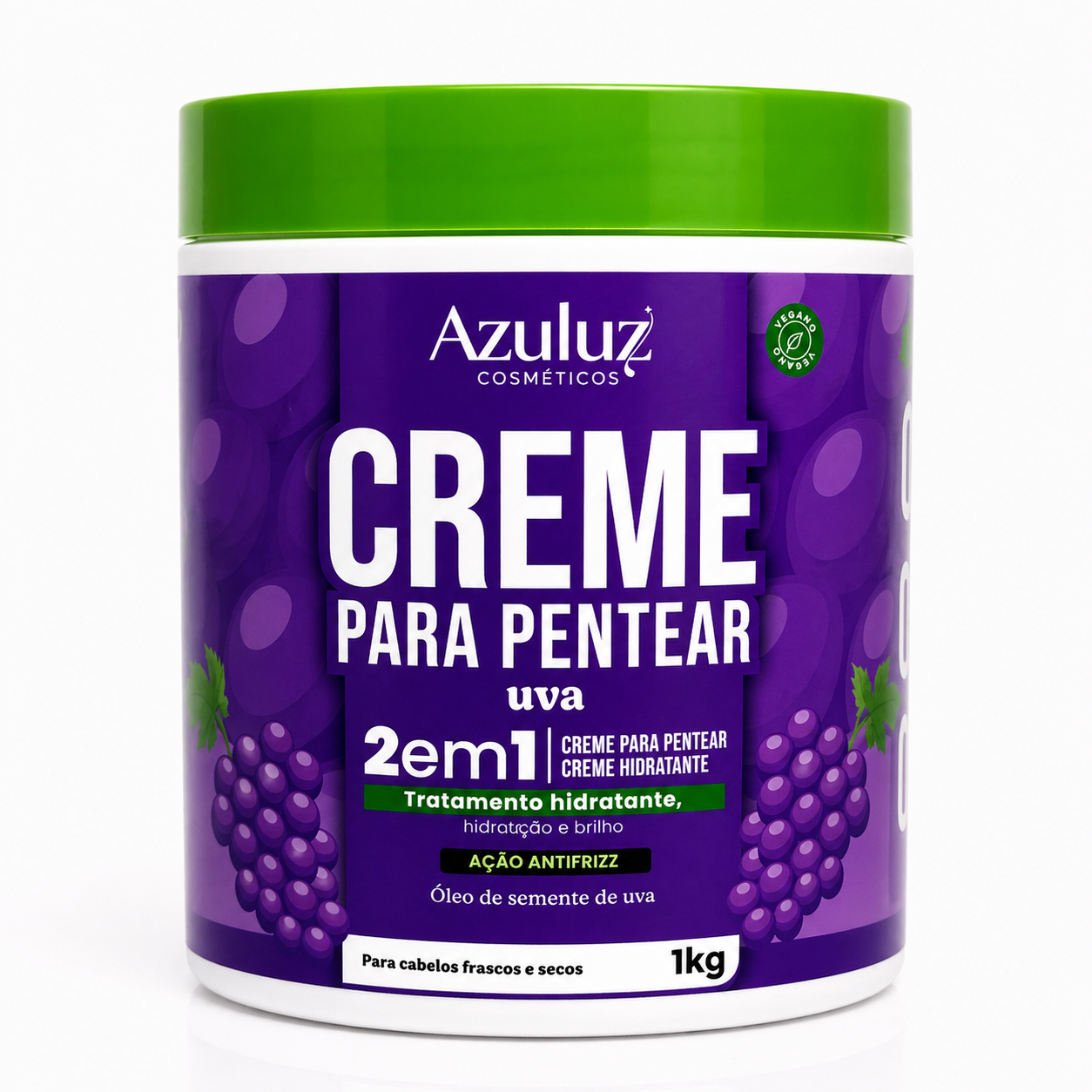 creme para pentear morango 2 em 1