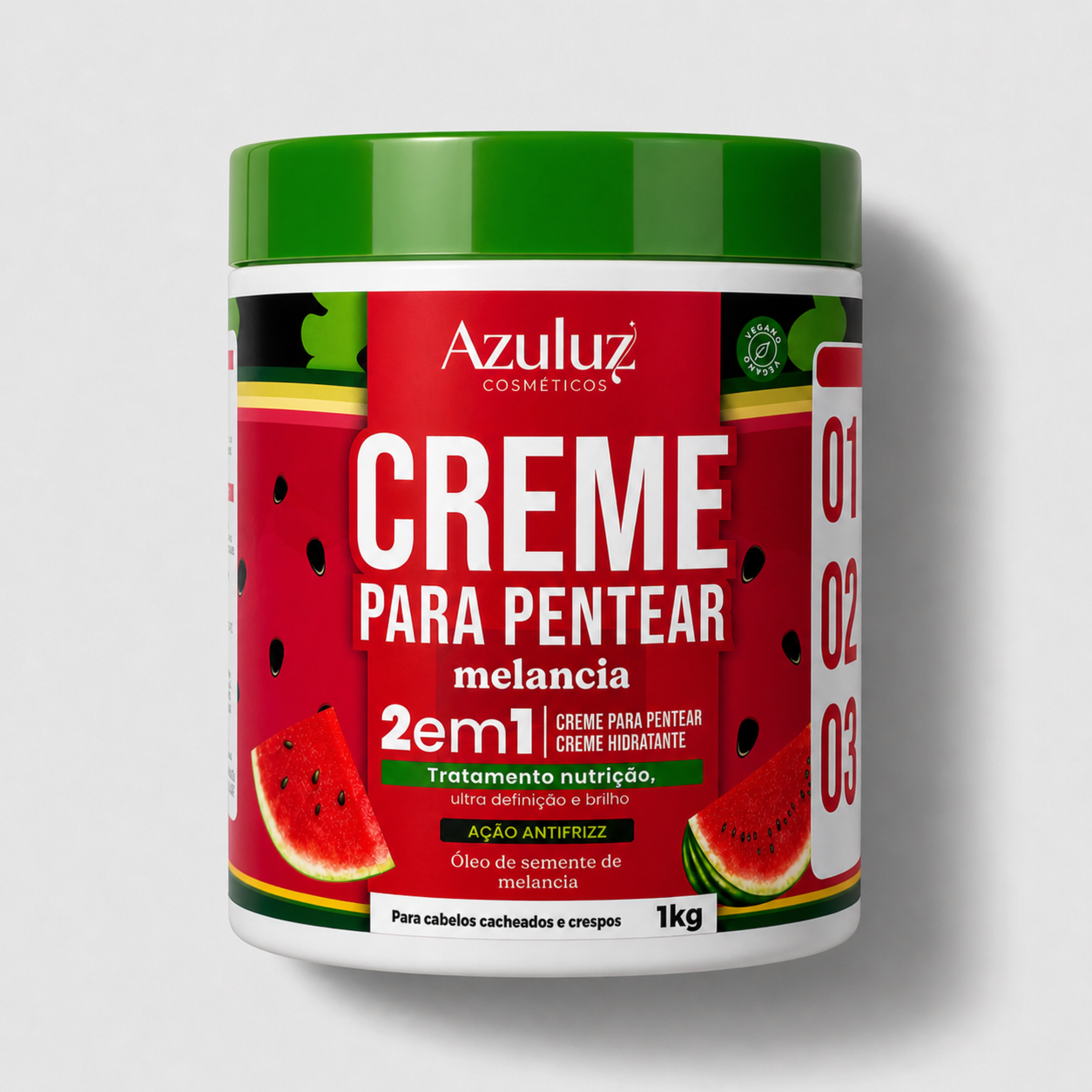 creme para pentear melancia 1kg