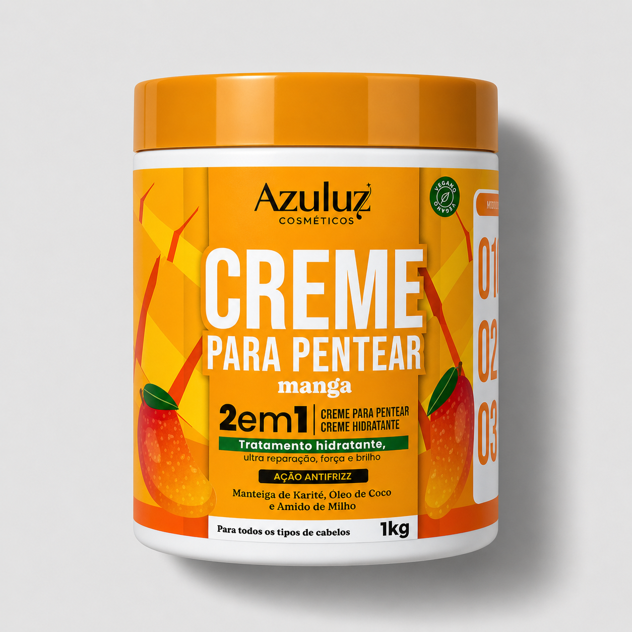 Creme para Pentear 2 em 1 Manga