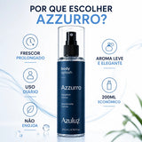 Azzurro Body Splash Masculino Aquático Cítrico Fresco 200ml