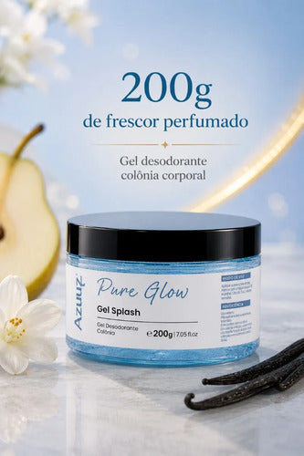 Gel Splash Pure Glow Floral Gourmand Pele Perfumada